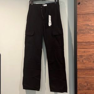 Black Zara cargo pants